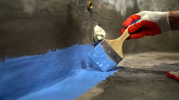 Commercial Interior Drainage System project at a Scotland, MD business property by SJ Waterproofing Pros